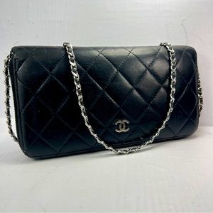 SOLD Chanel Quilted Lambskin Zippy WOC